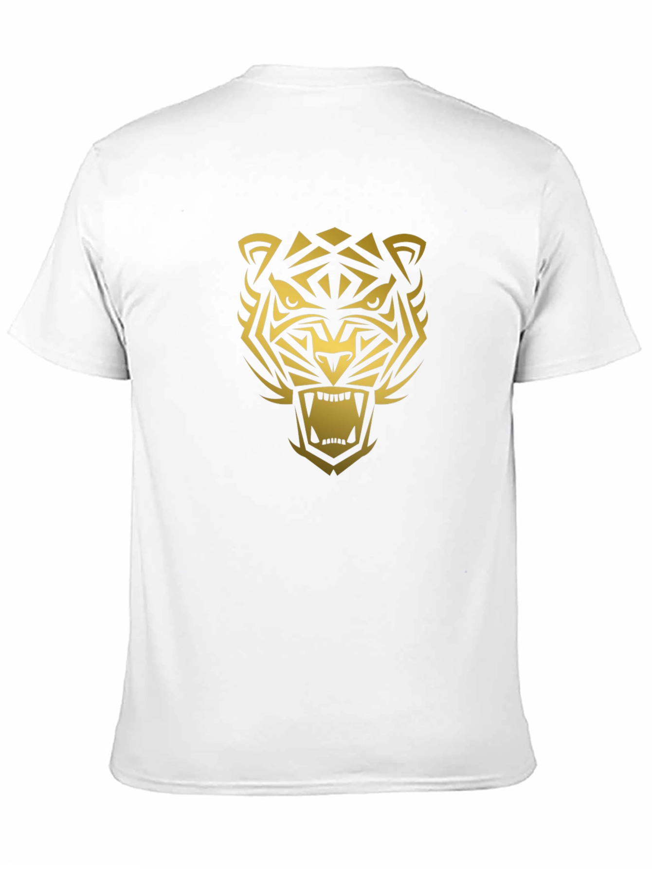 Bold Tiger Graphic Black T-Shirt