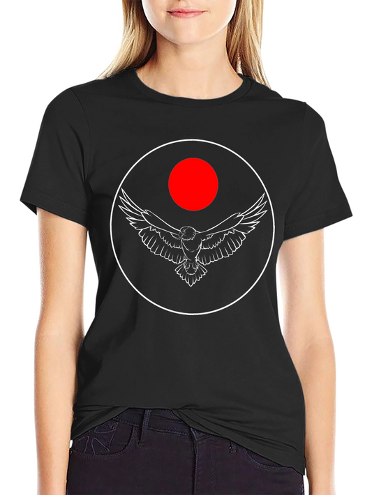 Eagle Circle Graphic Tee - Black