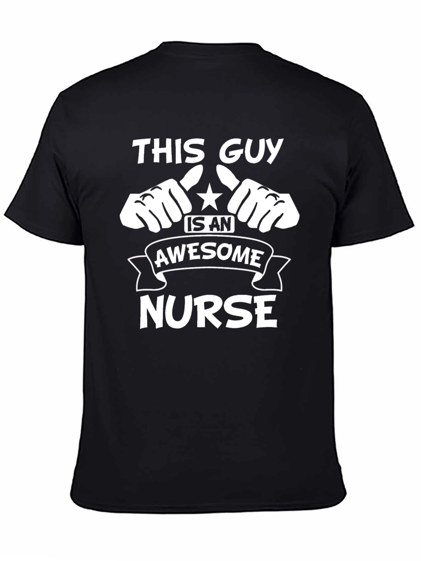 Awesome Nurse T-Shirt - Mens Black Tee