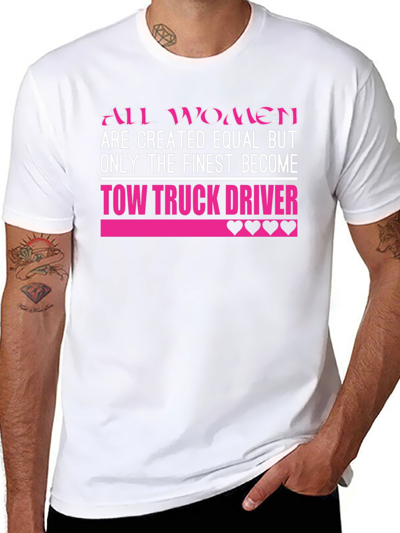 Finest Women Tow Truck Driver T-Shirt