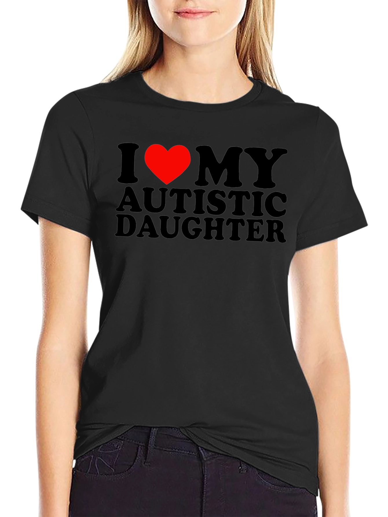 I Heart My Autistic Daughter T-Shirt