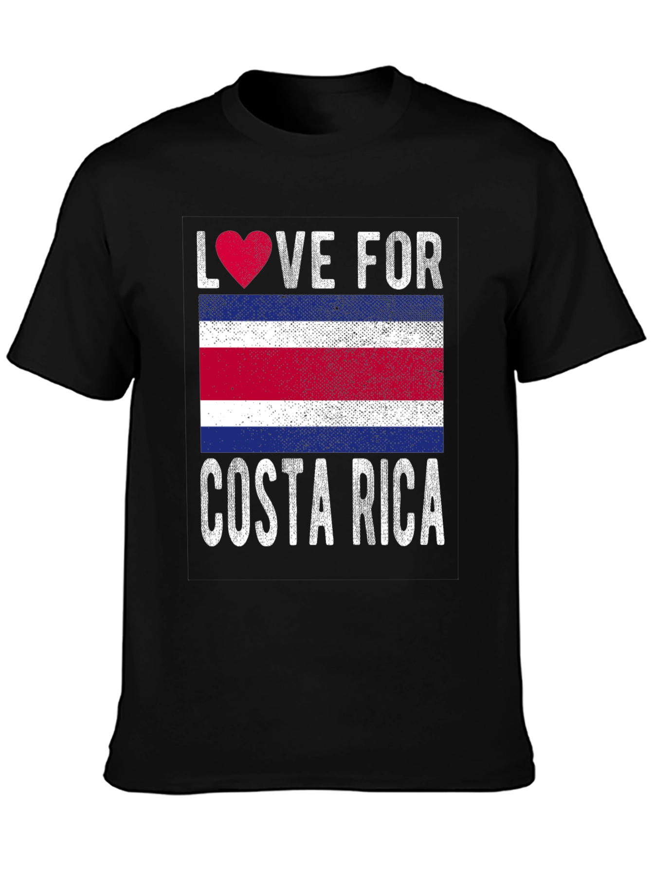 Love for Costa Rica T-Shirt Flag Souvenir