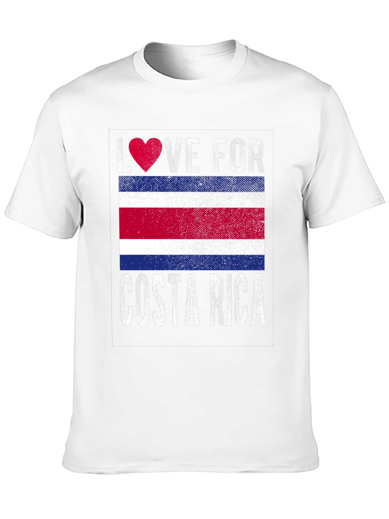 Love for Costa Rica T-Shirt Flag Souvenir