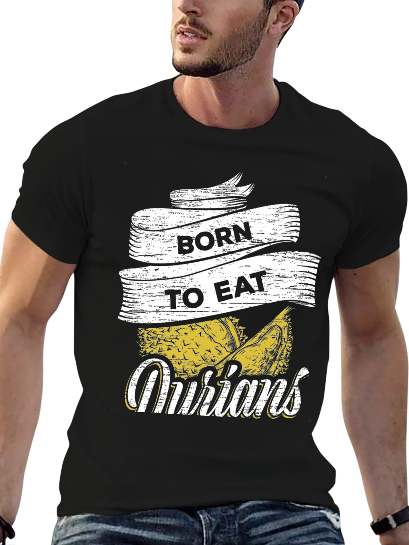 Born To Eat Durians Graphic T-Shirt