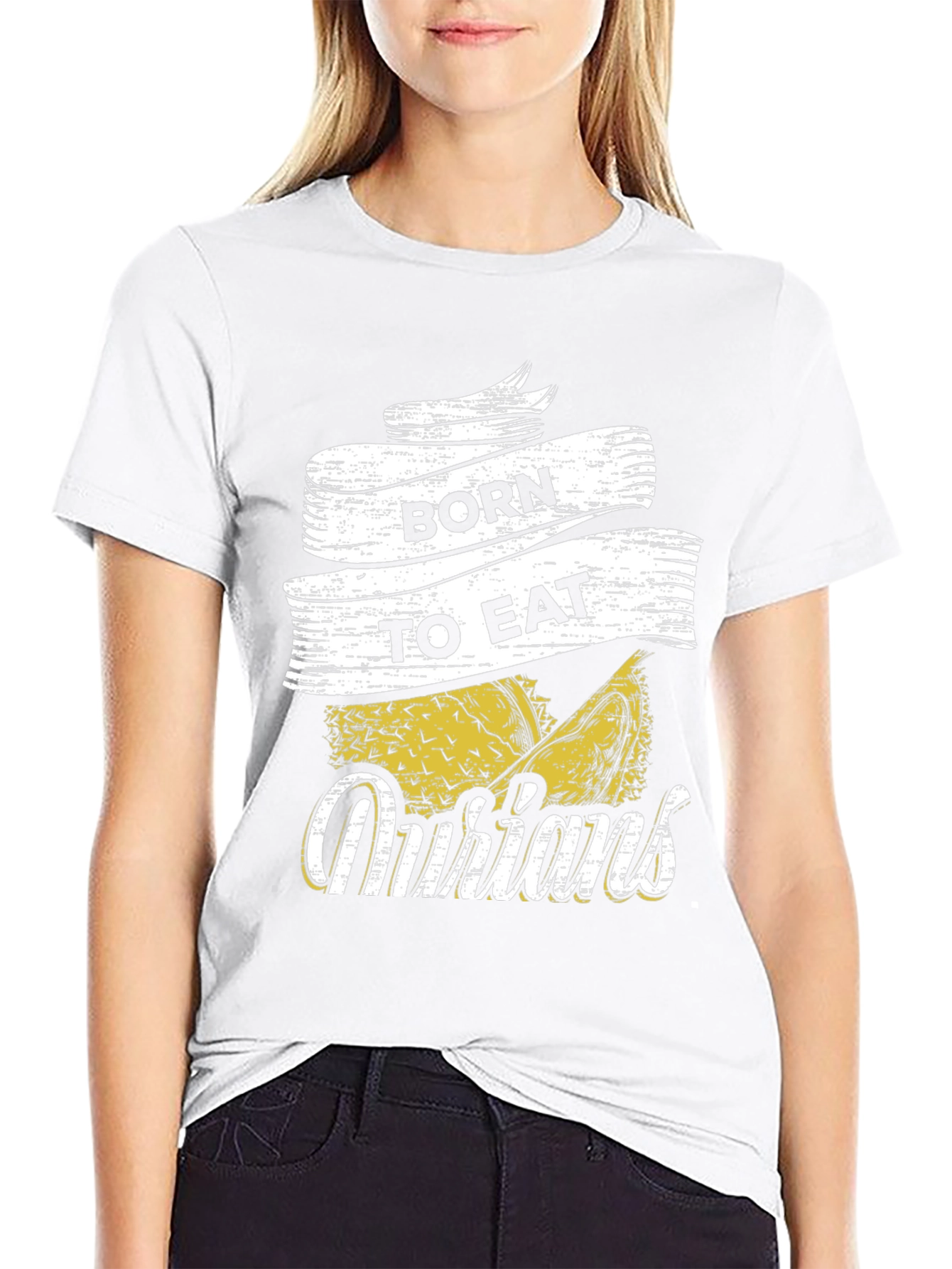 Born To Eat Durians Graphic T-Shirt