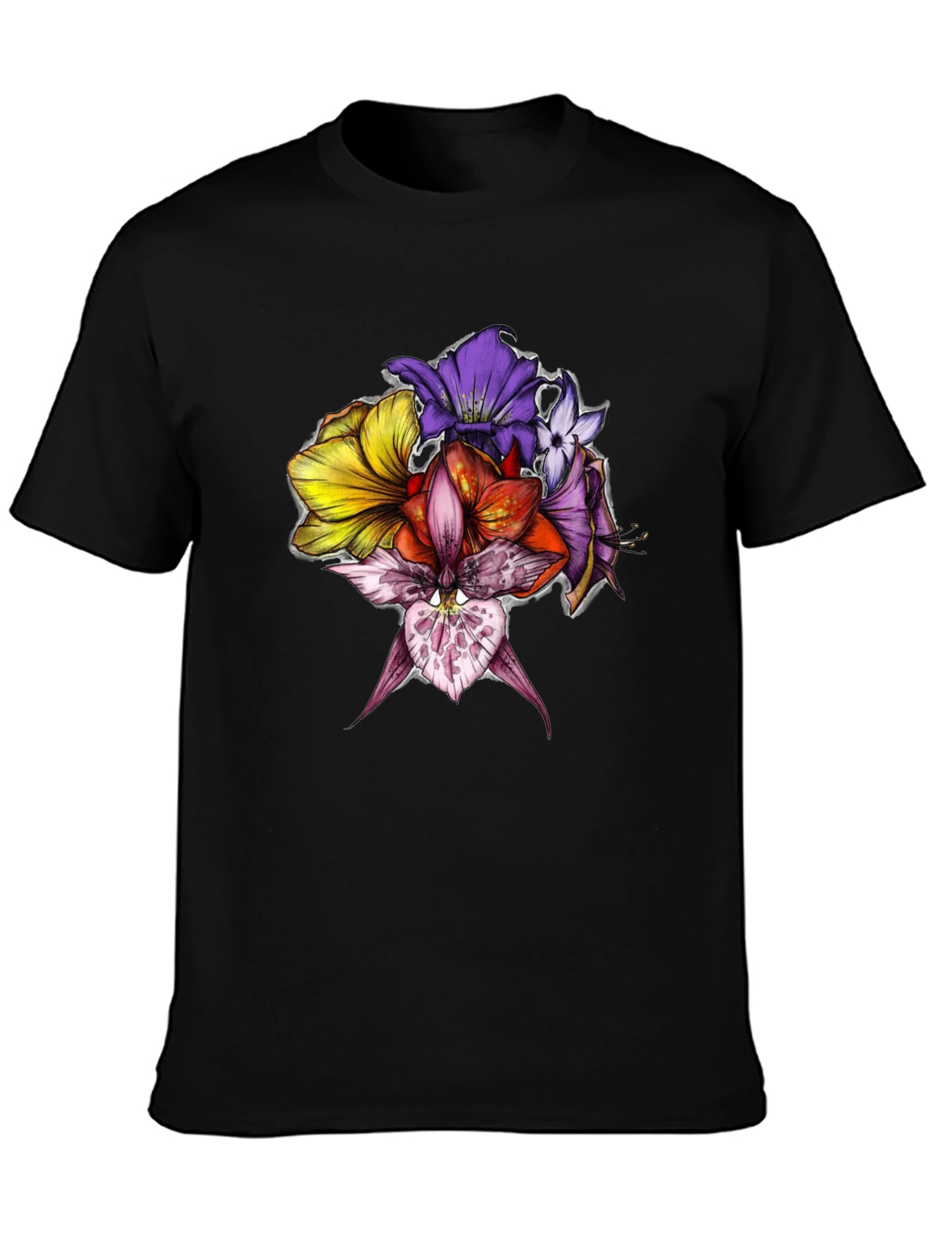 Floral Graphic Print Tee
