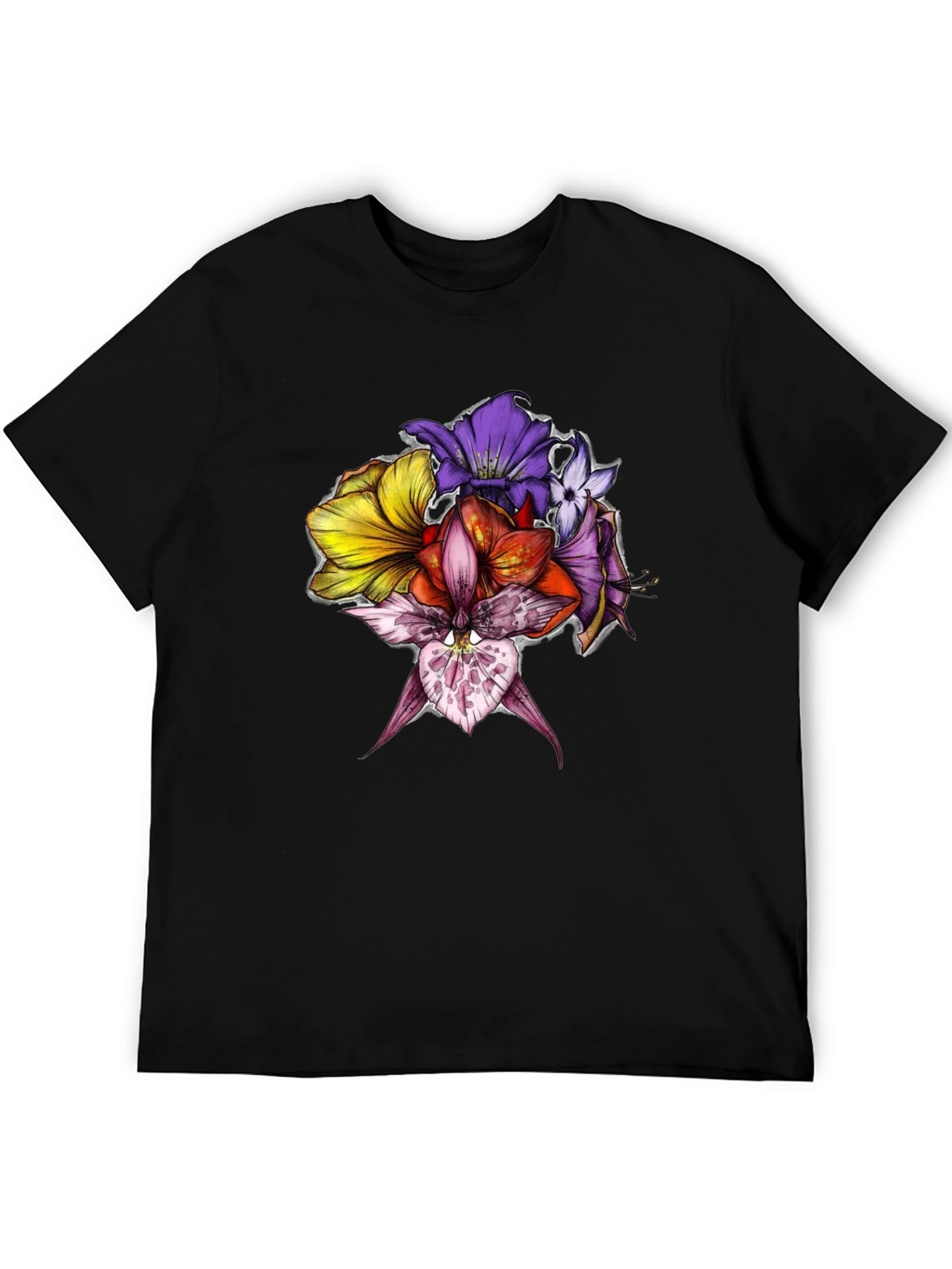 Floral Graphic Print Tee