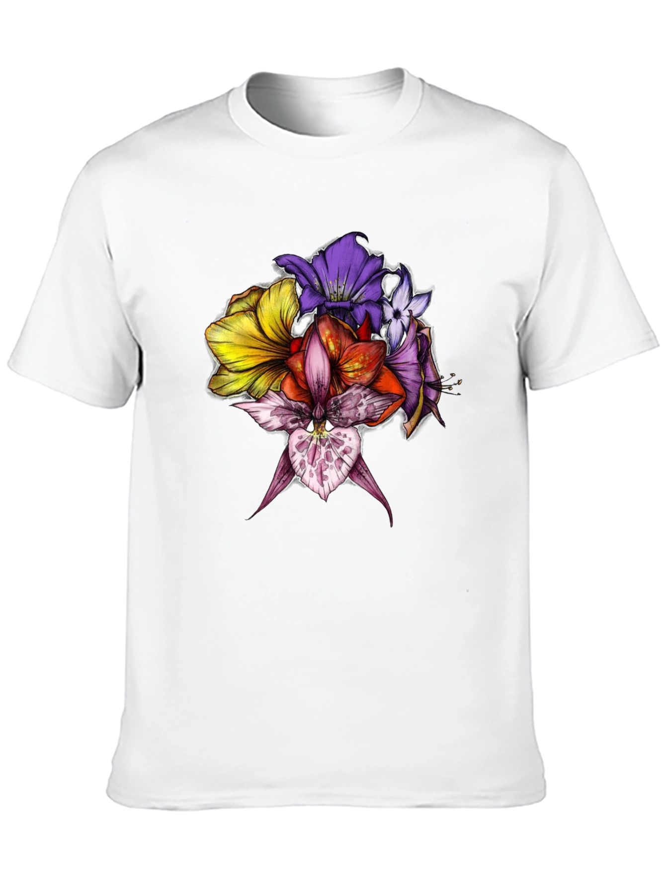 Floral Graphic Print Tee