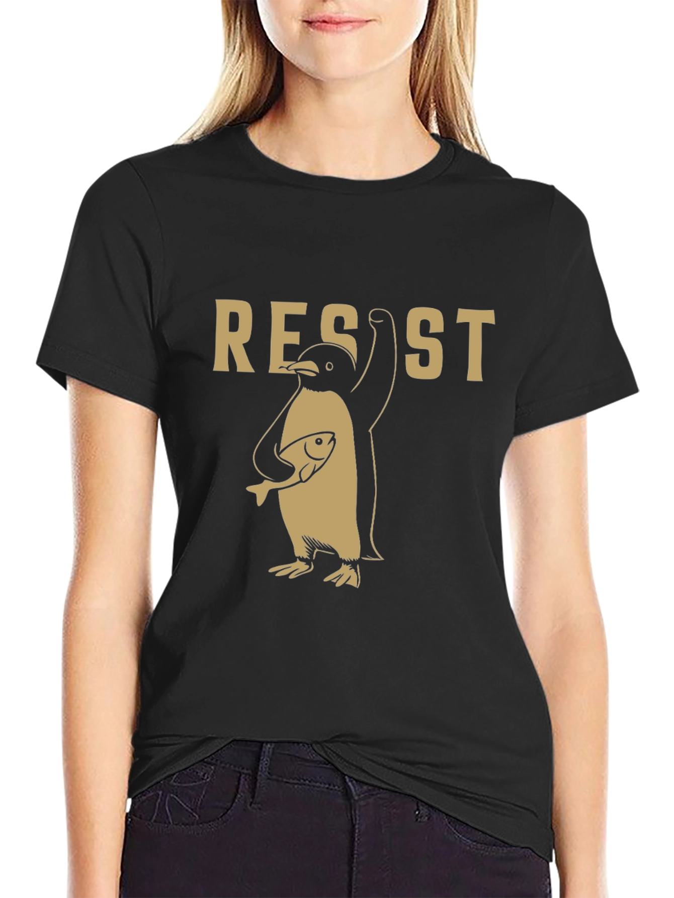 Resist Penguin T-Shirt