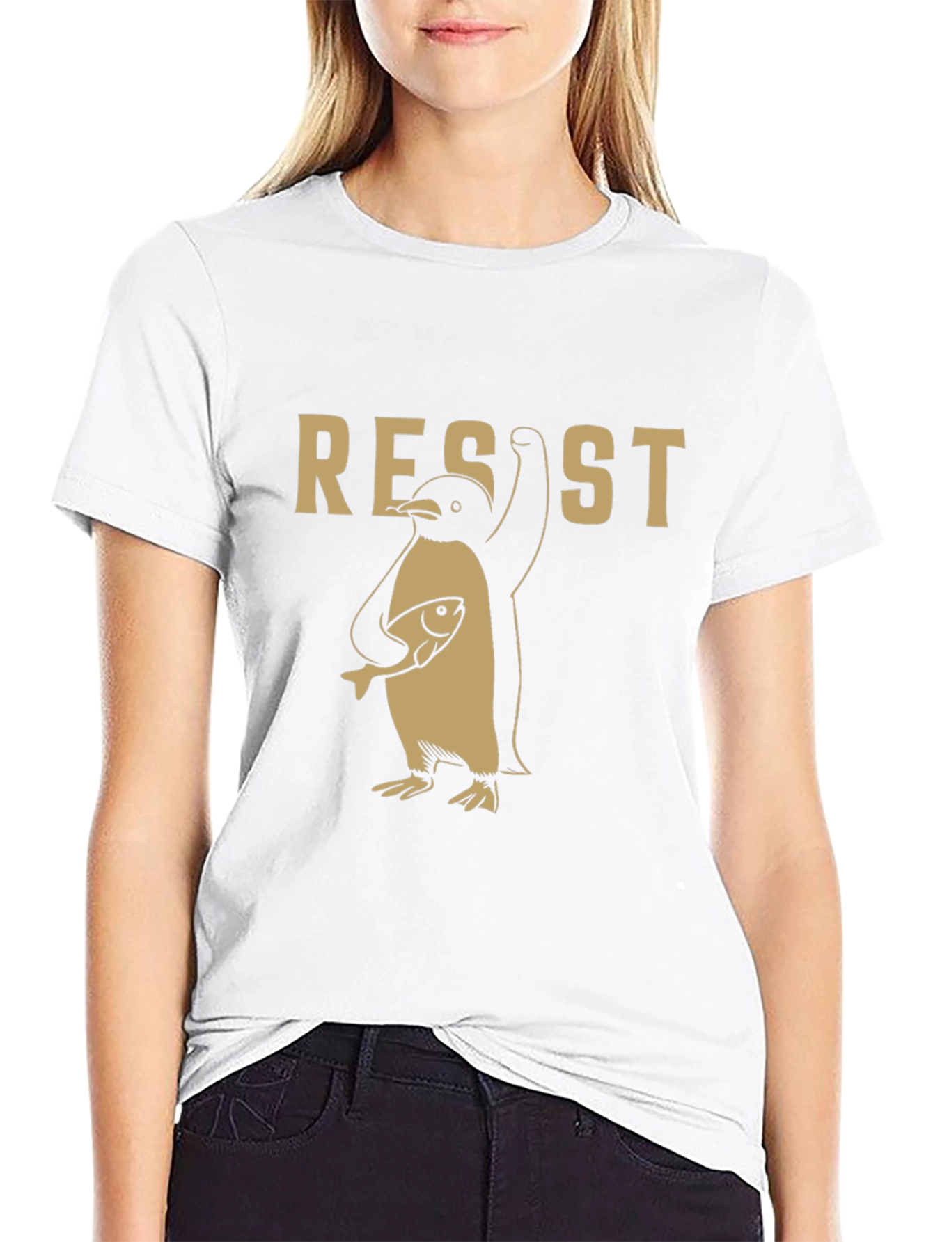 Resist Penguin T-Shirt