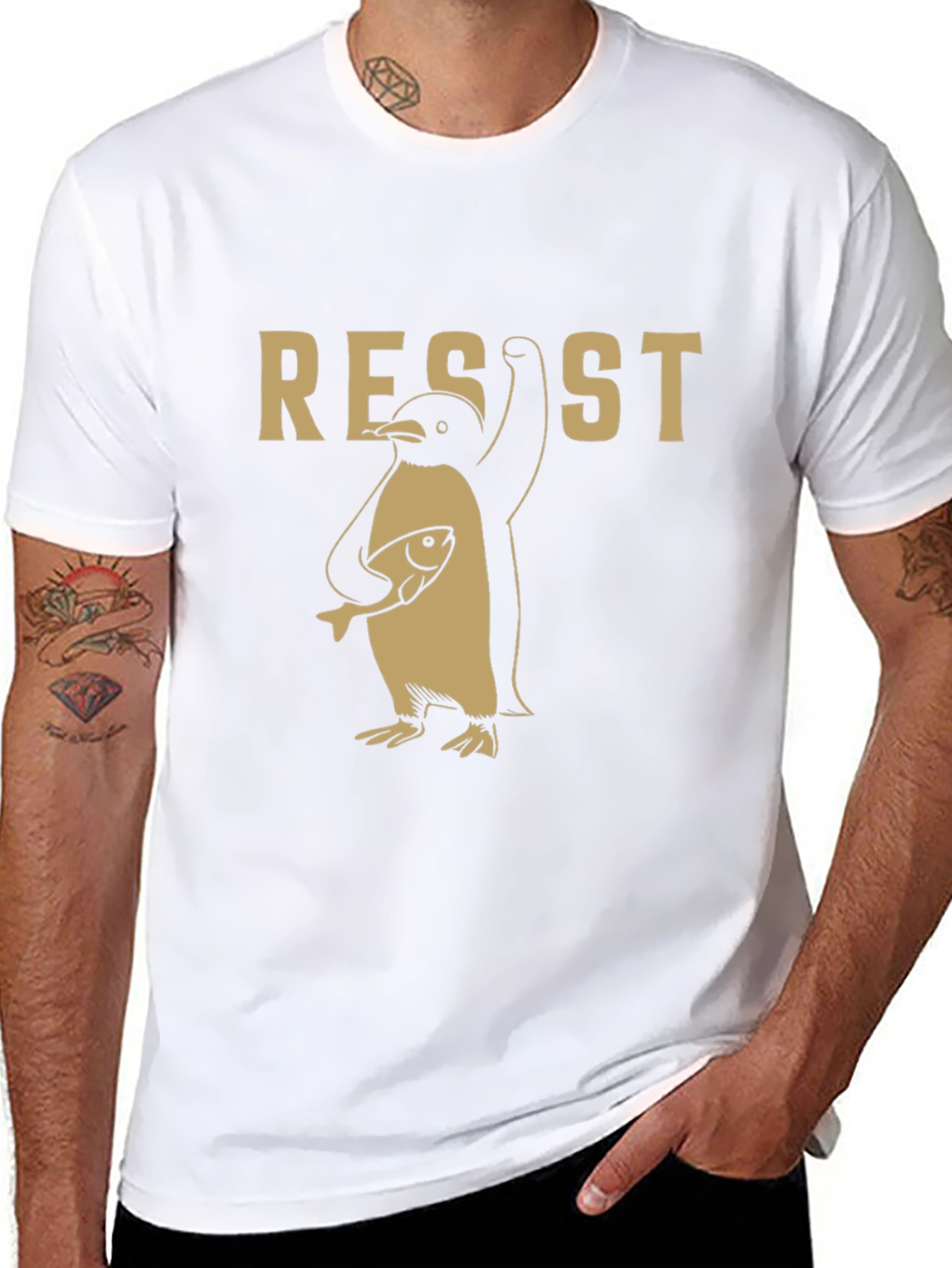 Resist Penguin T-Shirt