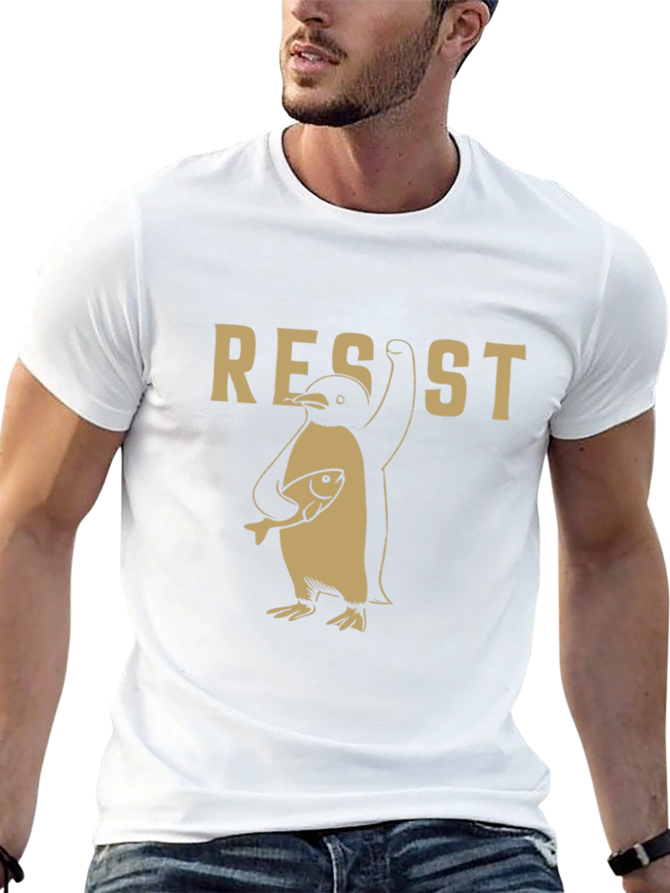 Resist Penguin T-Shirt