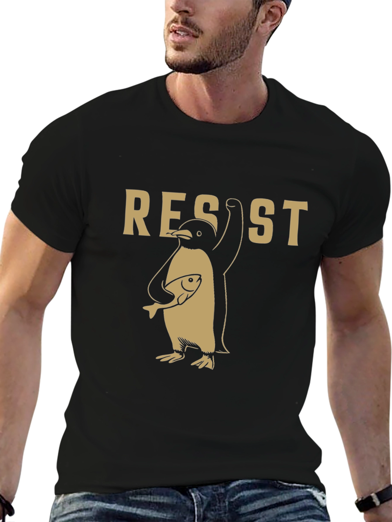 Resist Penguin T-Shirt