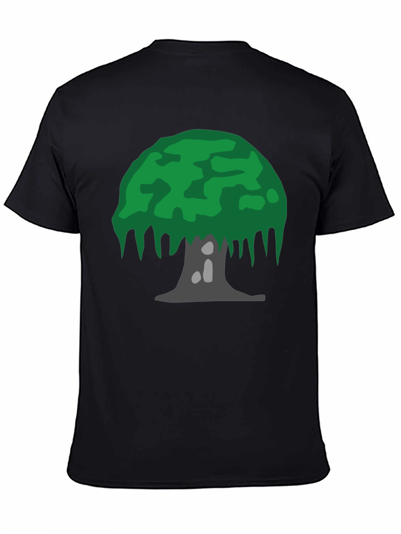Tree Graphic Tee - Nature Inspired Black T-Shirt
