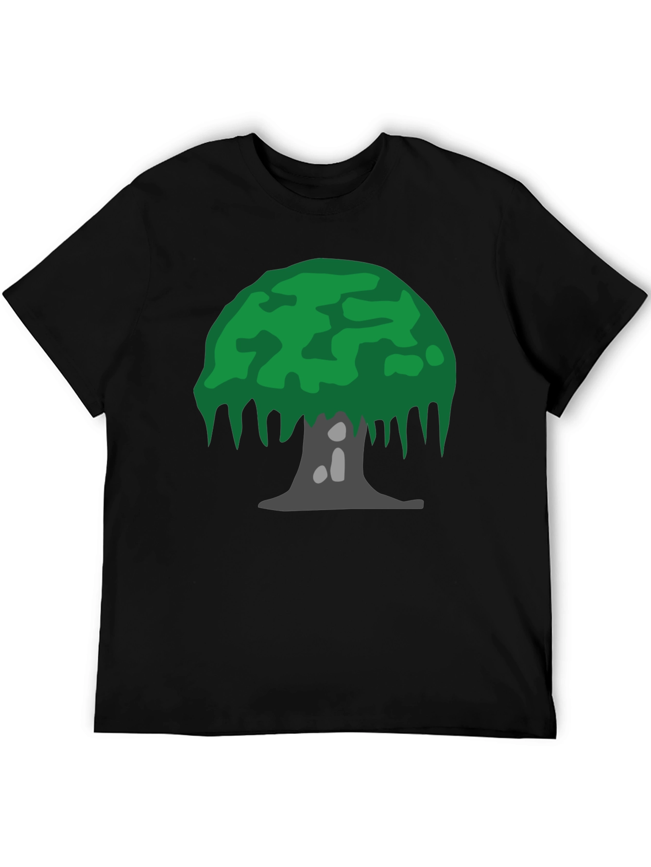 Tree Graphic Tee - Nature Inspired Black T-Shirt