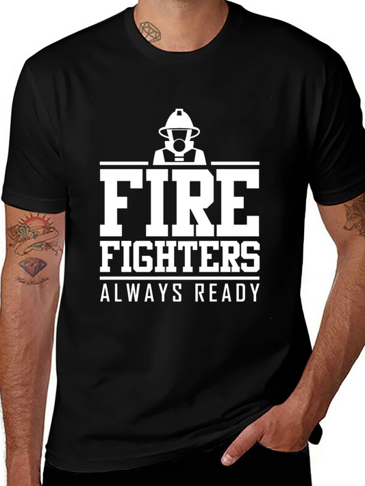 Firefighters Always Ready Graphic Tee