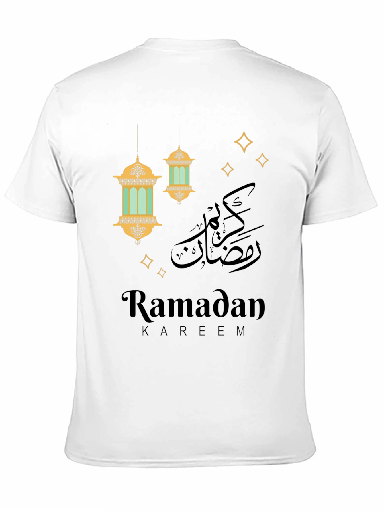 Ramadan Kareem Black Graphic Tee