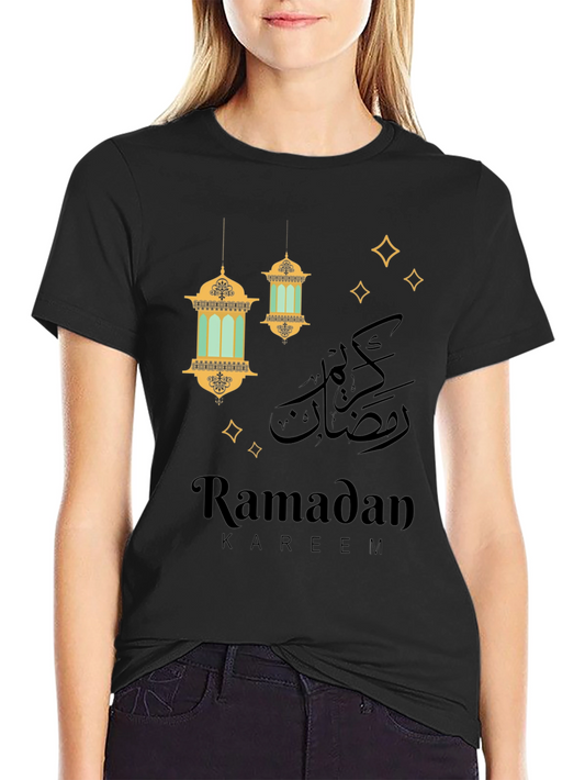 Ramadan Kareem Black Graphic Tee
