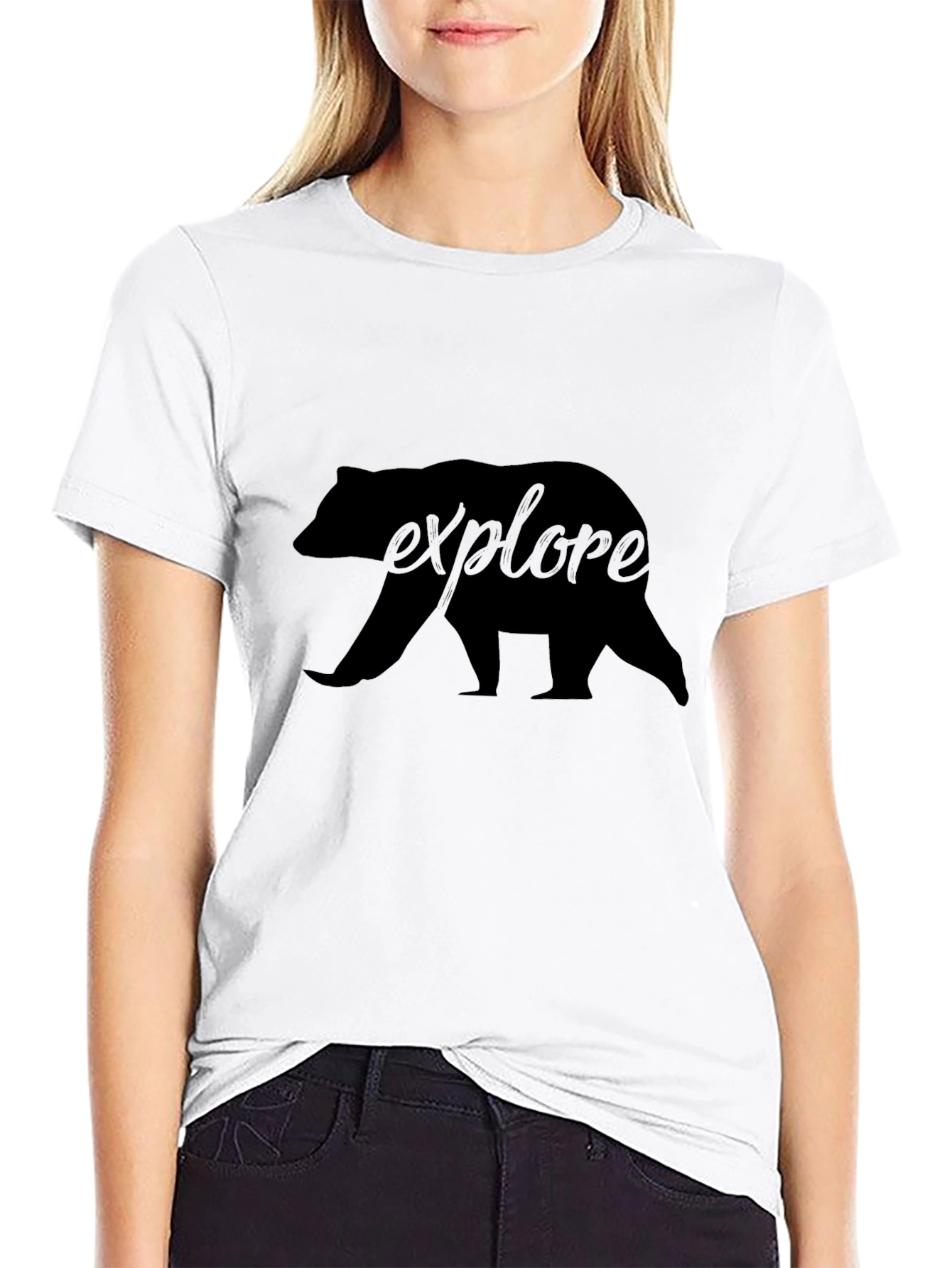 Explore Bear Graphic T-Shirt