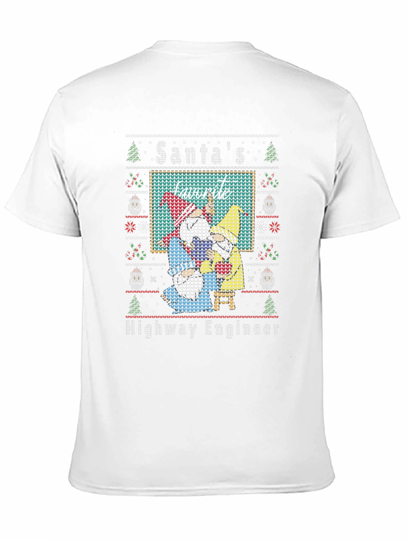 Santas Favorite Highway Engineer Christmas Sweater T-Shirt