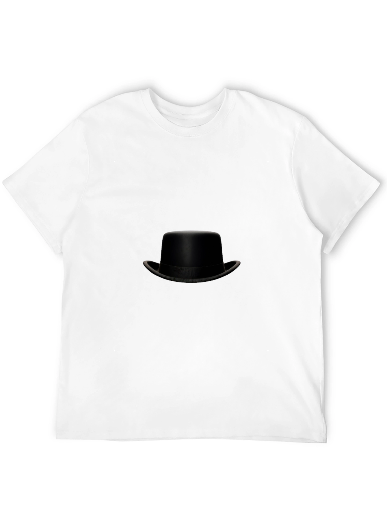 Classic Black Top Hat Graphic Tee