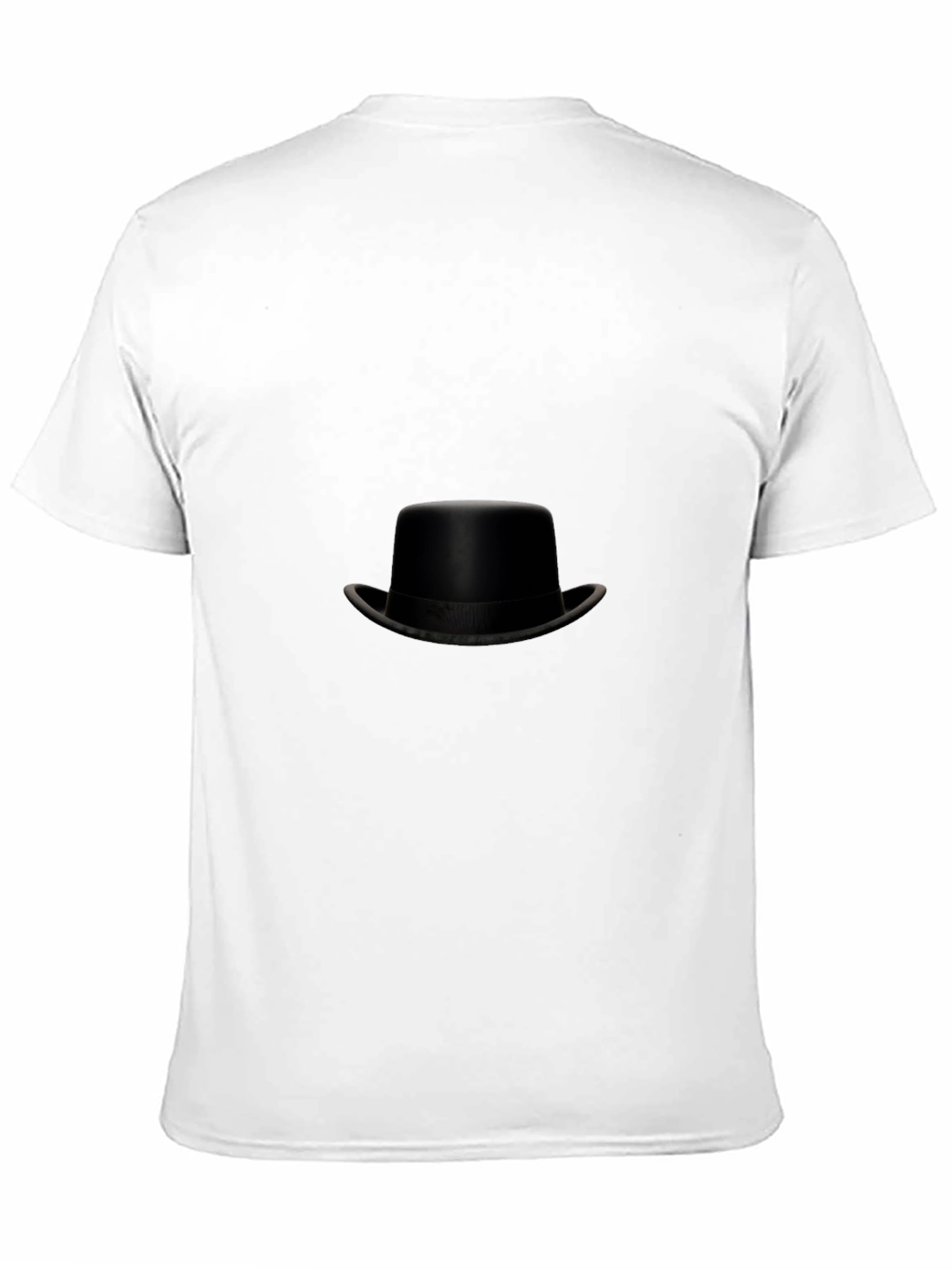 Classic Black Top Hat Graphic Tee