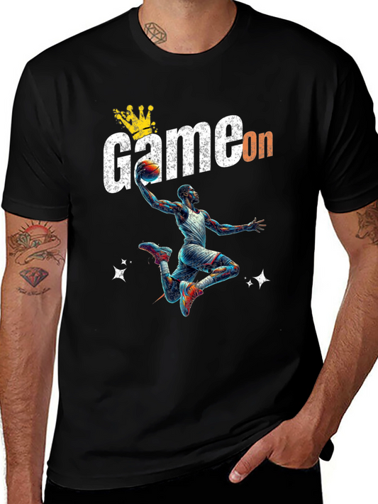 Game On Black Basketball T-Shirt