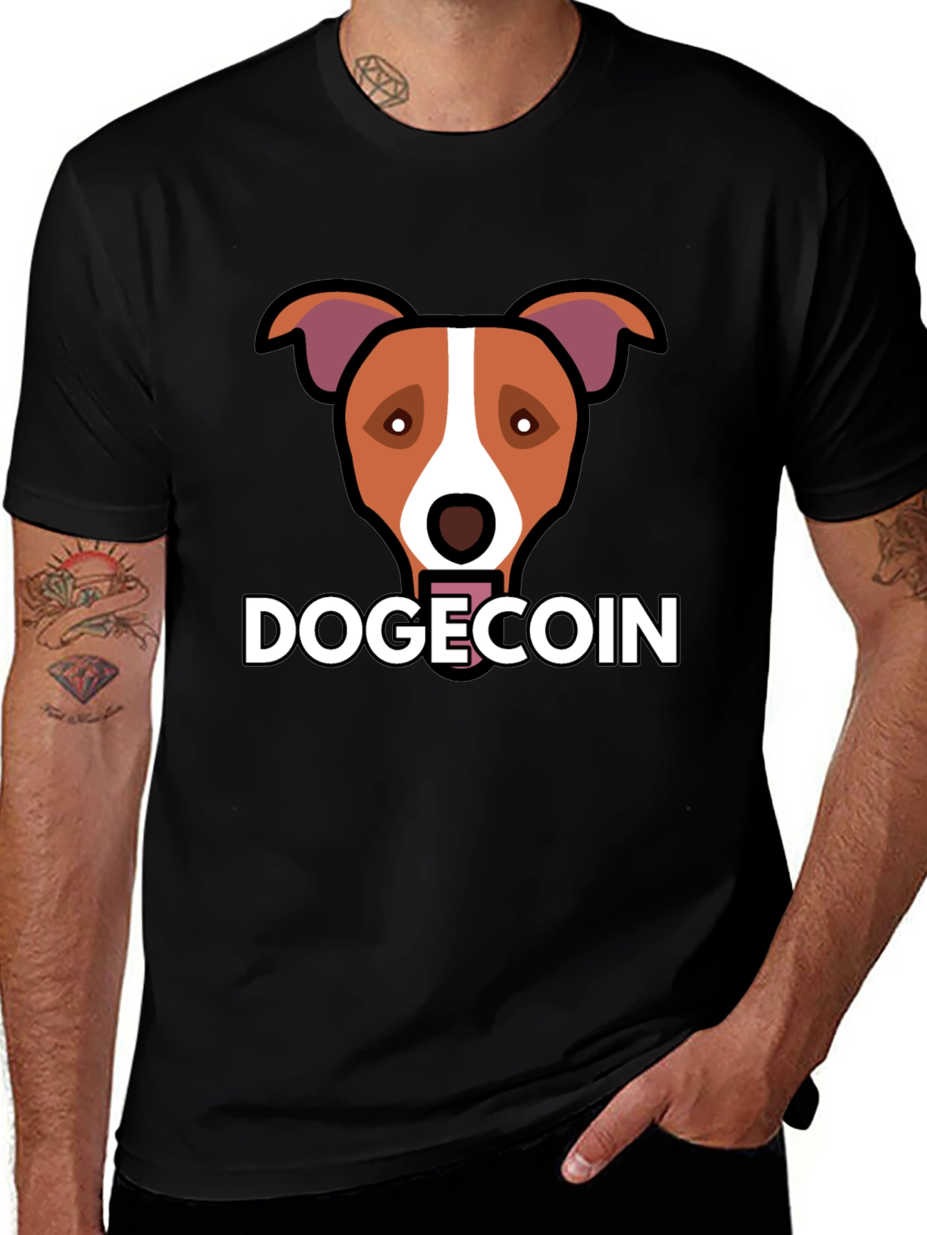 Dogecoin Dog T-Shirt - Crypto Fashion