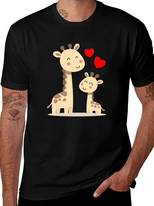 Cute Giraffe Family Love T-Shirt