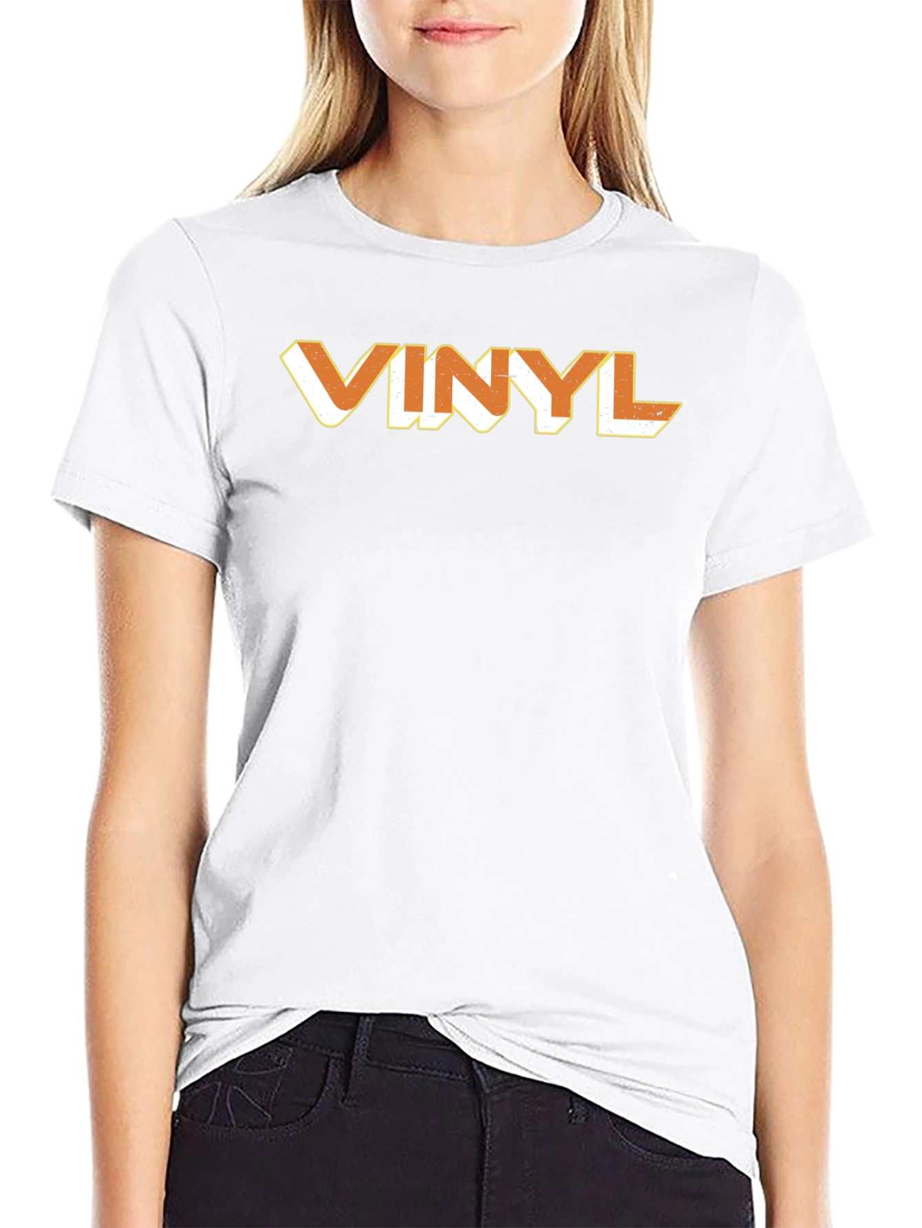 Vinyl Retro Graphic Tee - Classic Cool