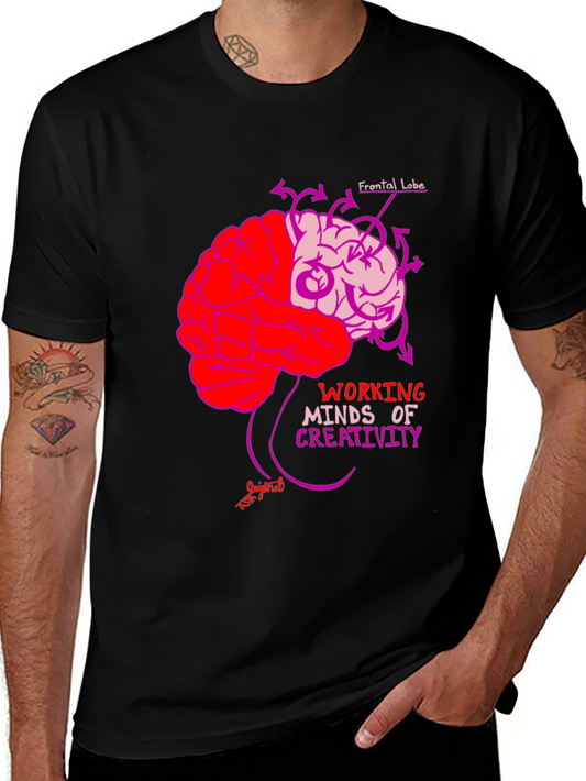 Brain Power T-Shirt: Working Minds Creativity Tee