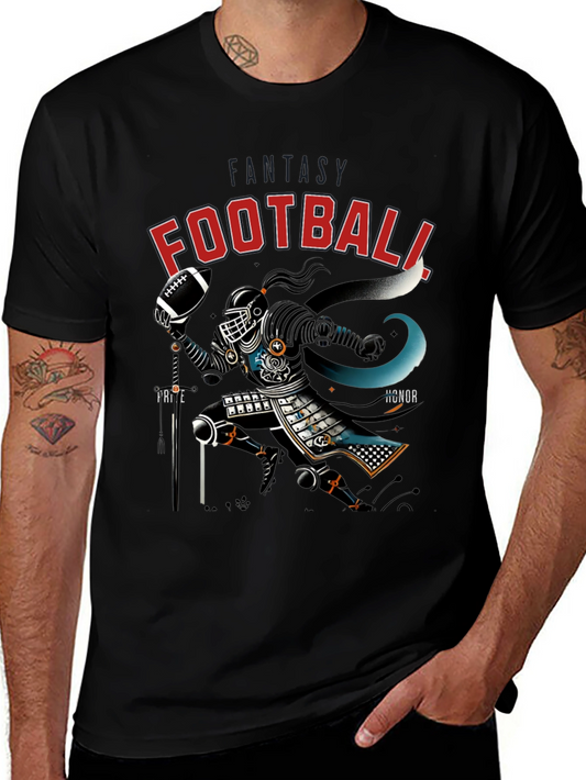 Football Samurai Graphic Tee - Black