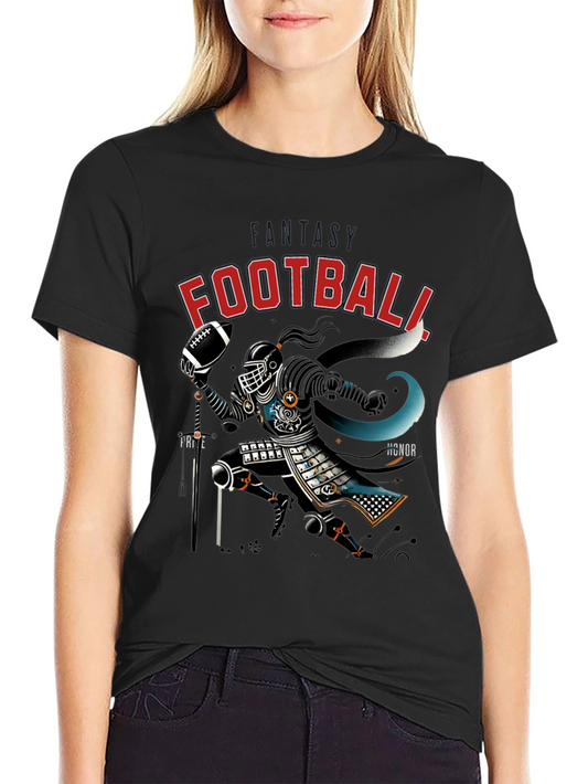 Football Samurai Graphic Tee - Black