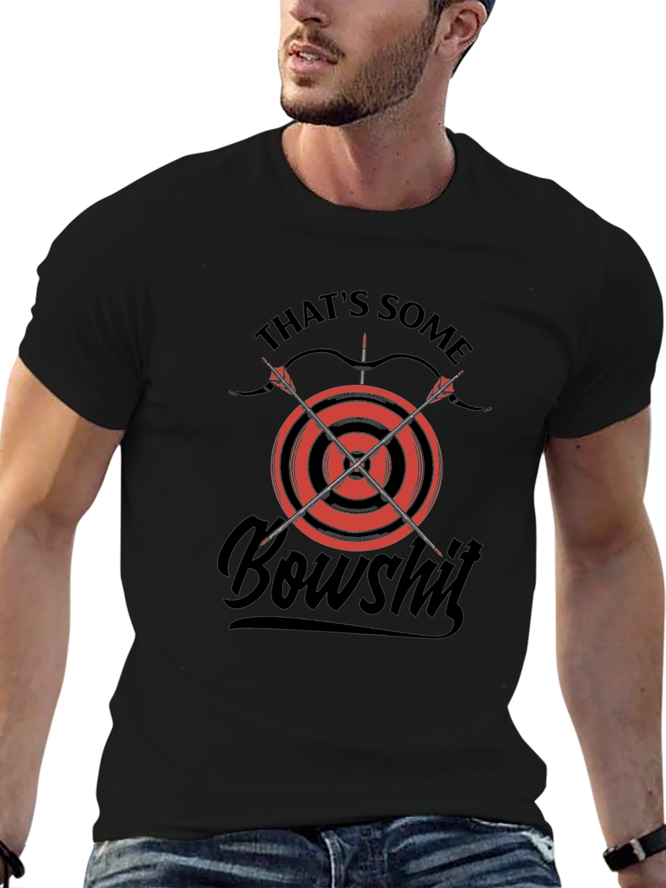 Thats Some Bowshit Graphic T-Shirt - Archery Humor