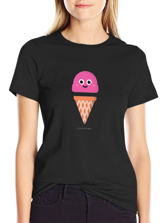 Cute Ice Cream Graphic Tee - Fun & Stylish