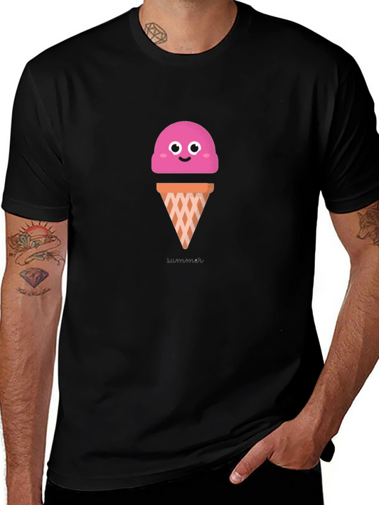 Cute Ice Cream Graphic Tee - Fun & Stylish