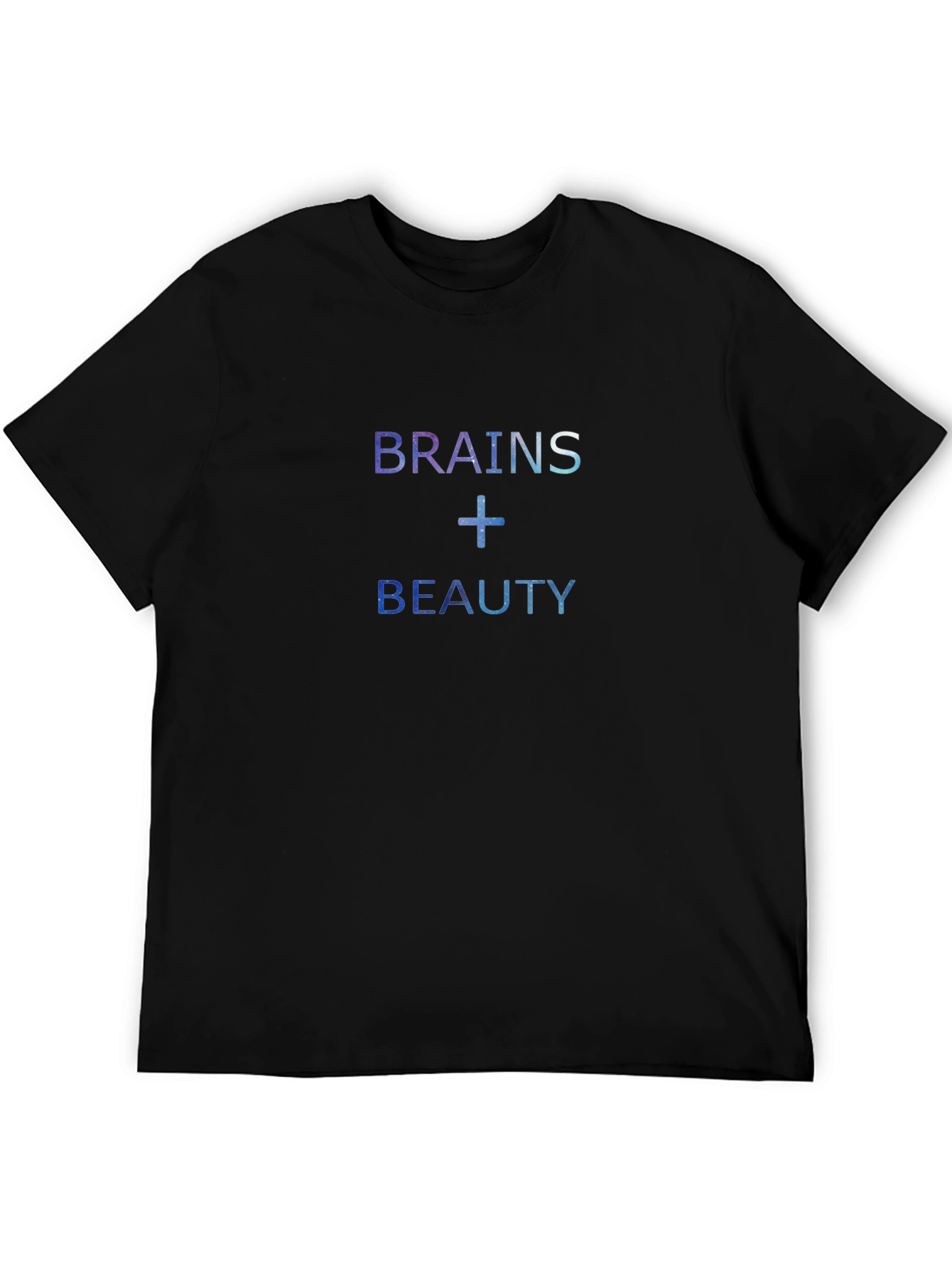 Brains + Beauty Graphic Tee - Smart & Stylish