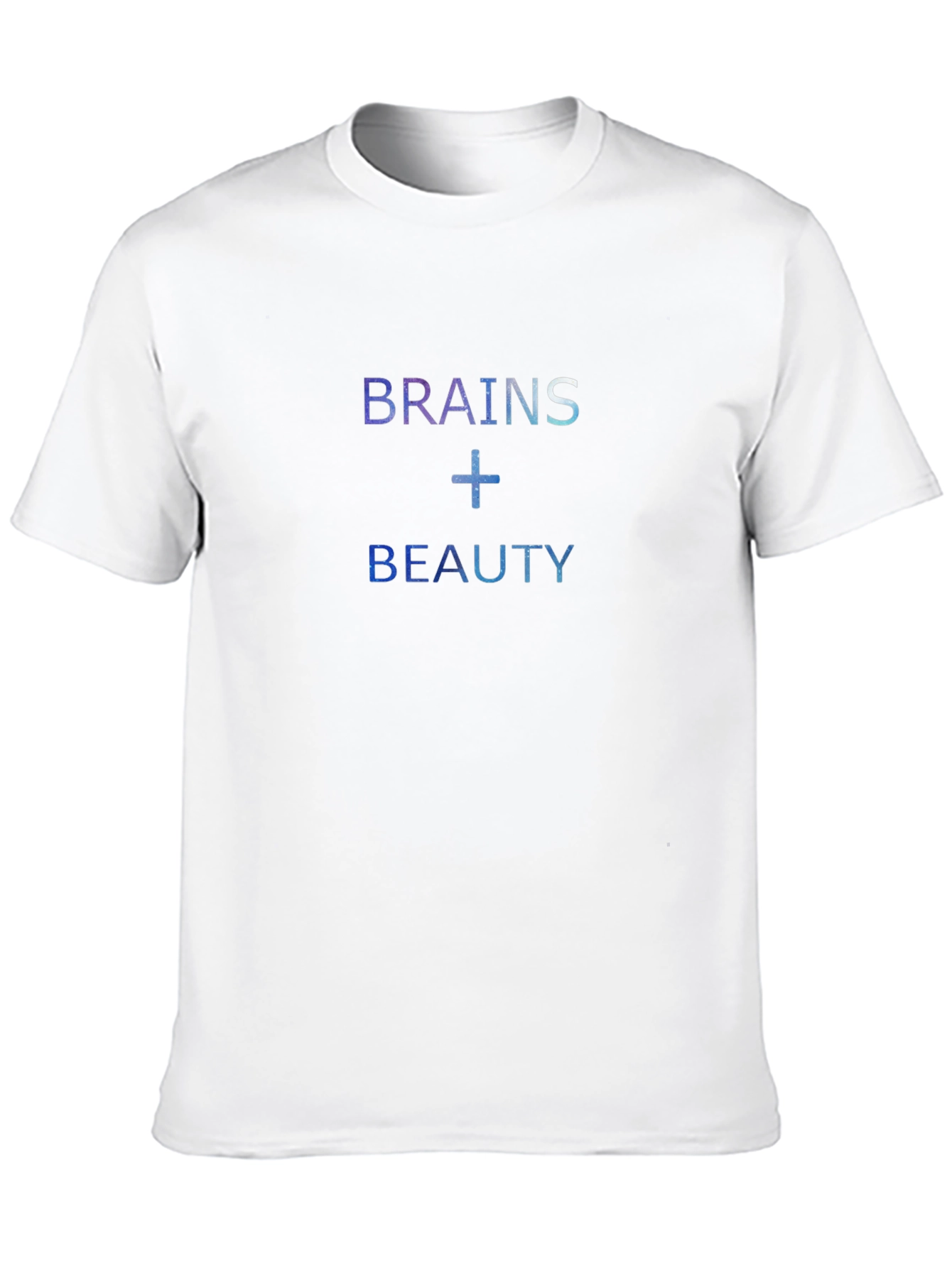 Brains + Beauty Graphic Tee - Smart & Stylish