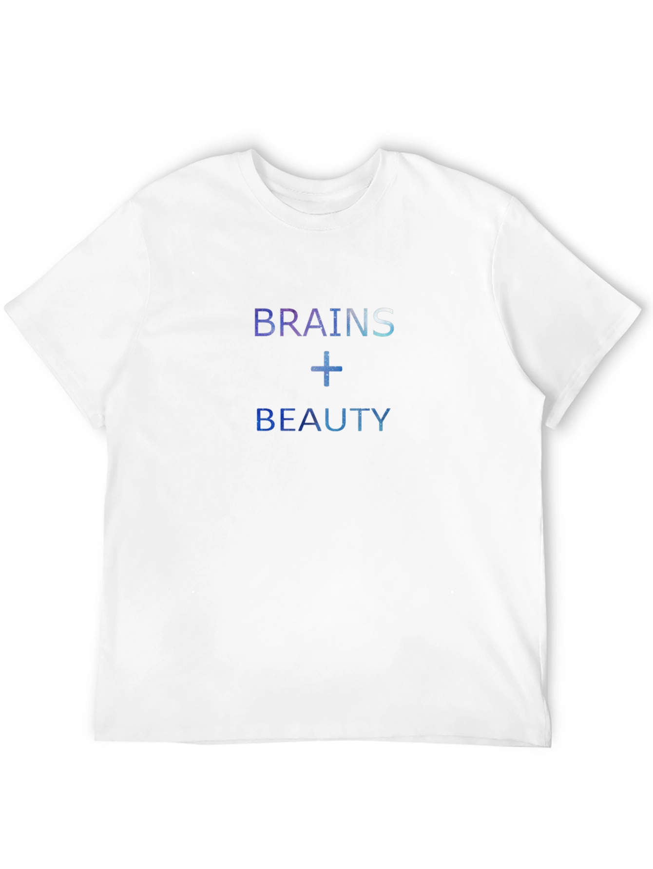 Brains + Beauty Graphic Tee - Smart & Stylish
