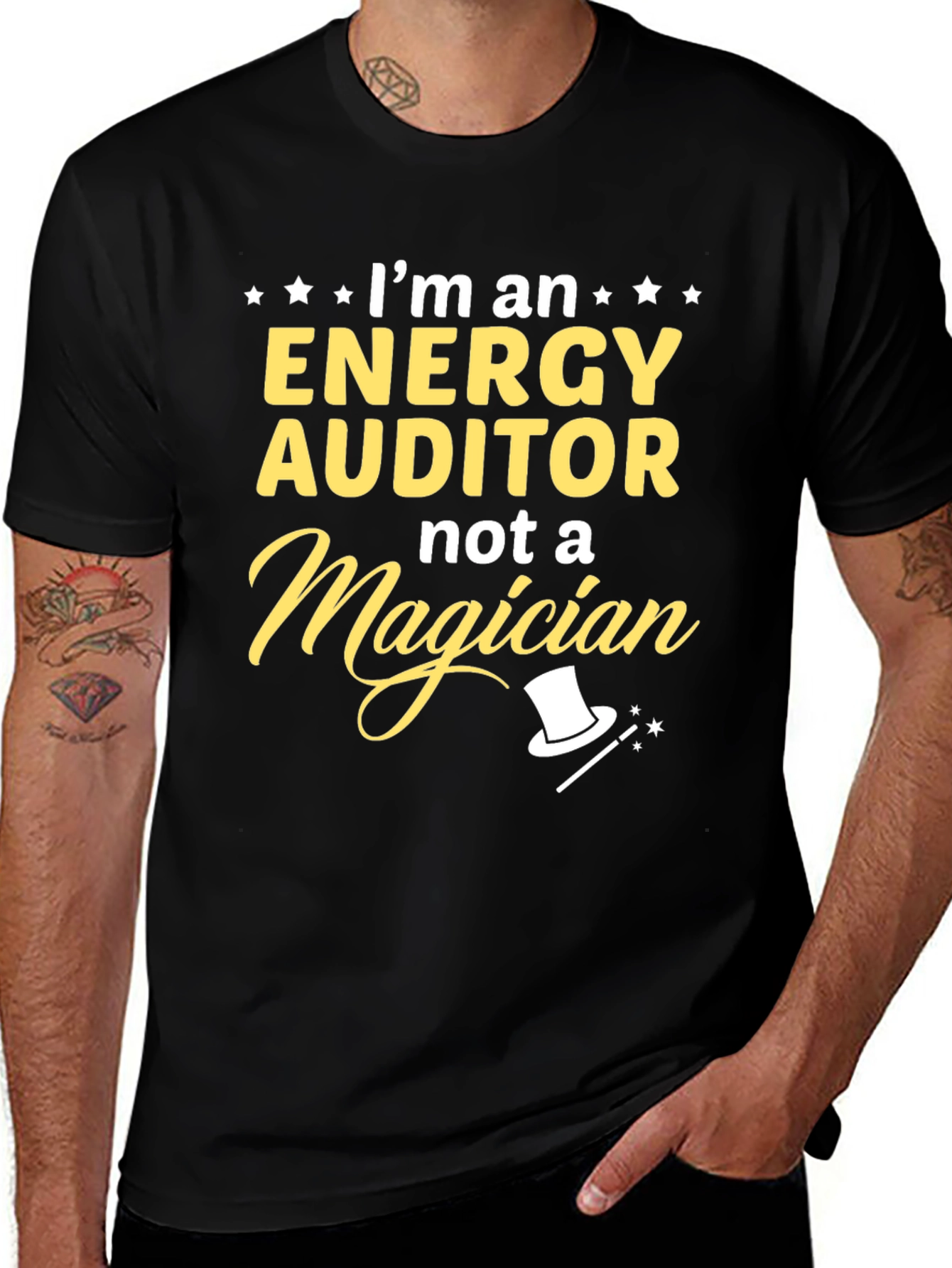Energy Auditor T-Shirt - Not a Magician Tee