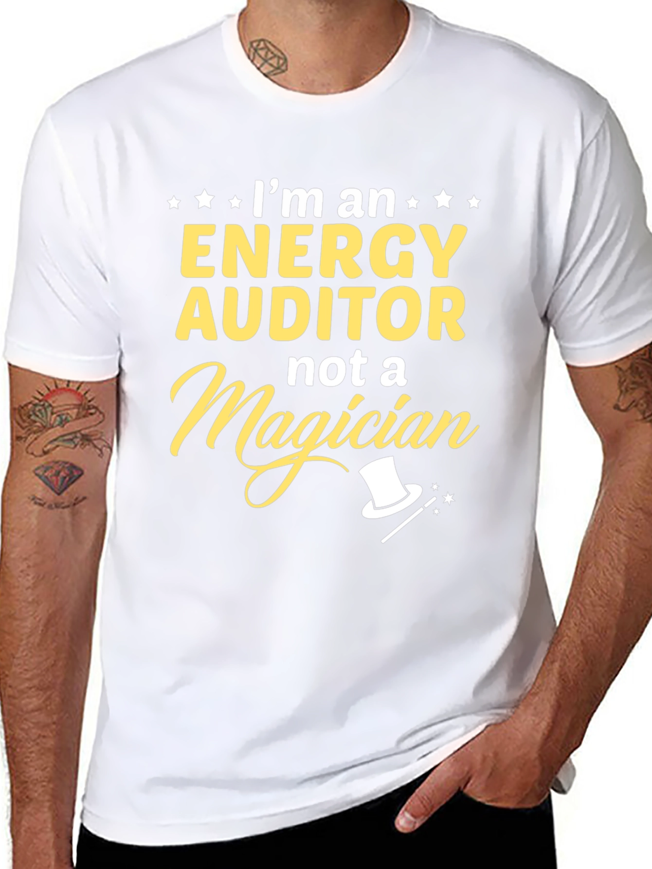 Energy Auditor T-Shirt - Not a Magician Tee