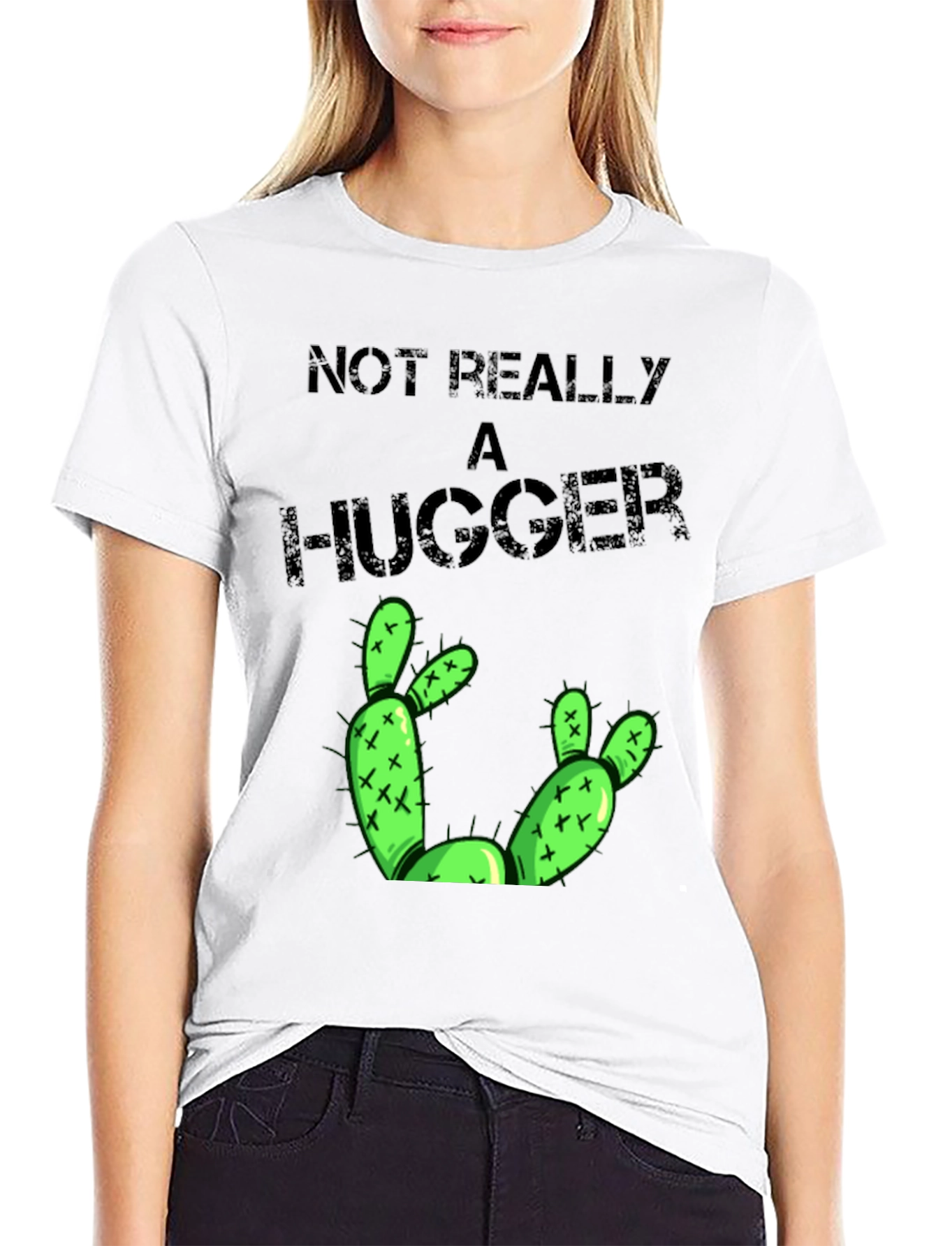 Not Really A Hugger Cactus T-Shirt