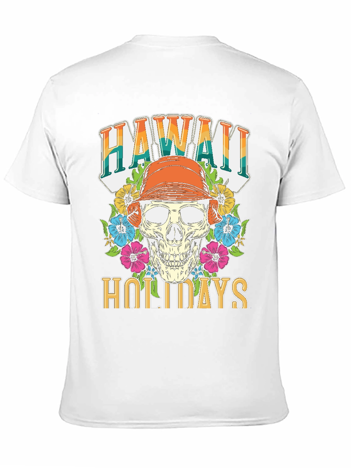 Hawaii Holidays Skull T-Shirt