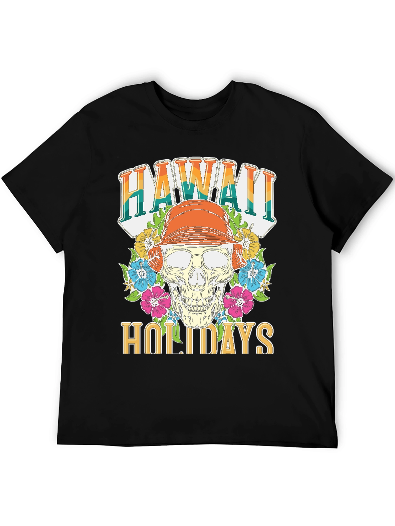 Hawaii Holidays Skull T-Shirt