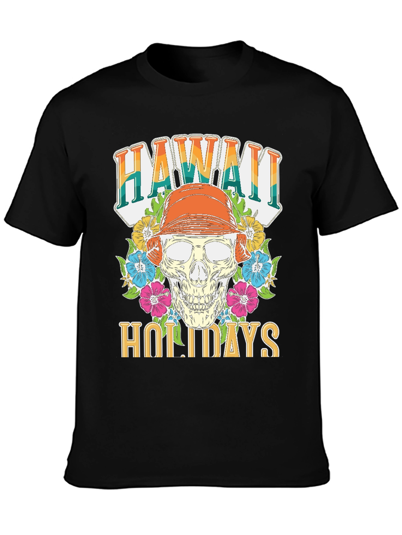Hawaii Holidays Skull T-Shirt