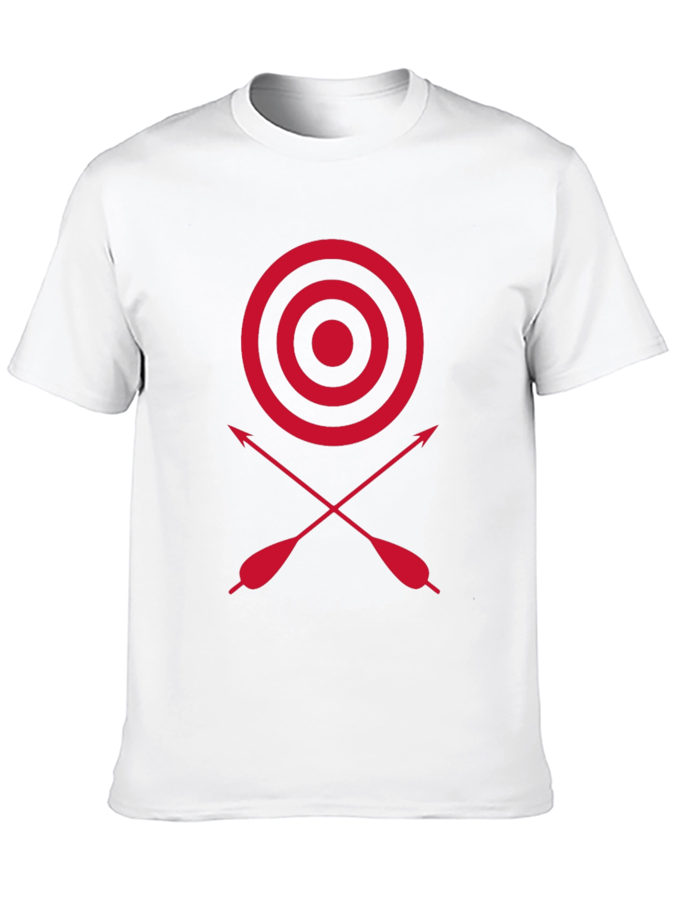 Archery Target Tee - Red Bullseye Design