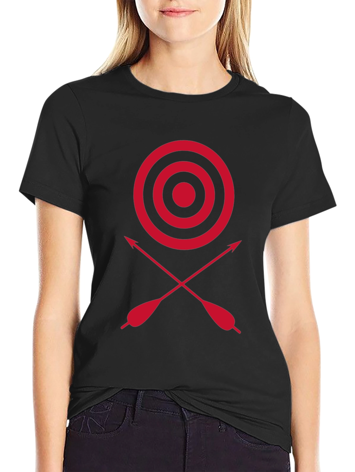 Archery Target Tee - Red Bullseye Design
