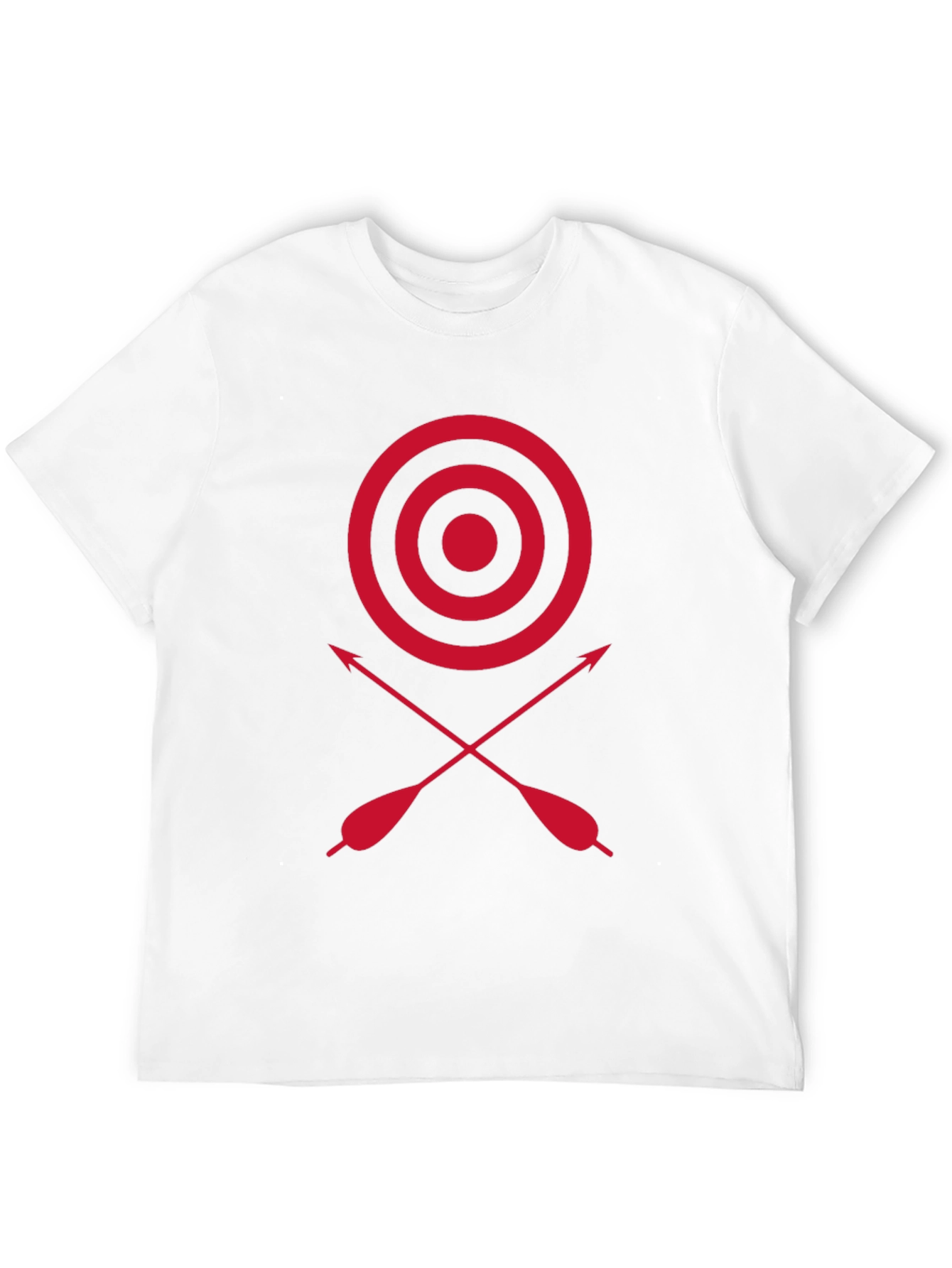 Archery Target Tee - Red Bullseye Design
