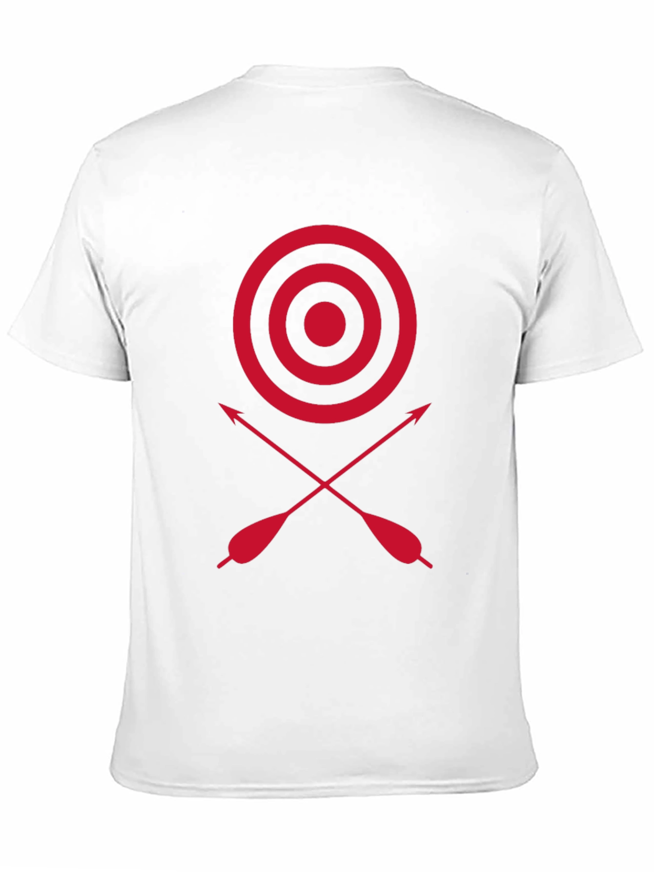 Archery Target Tee - Red Bullseye Design