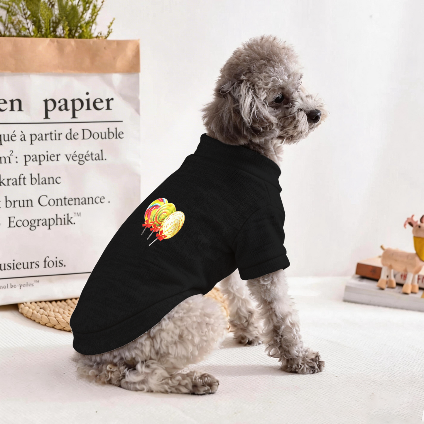 Fashion Creative Pattern Pet Cardigan Sweater